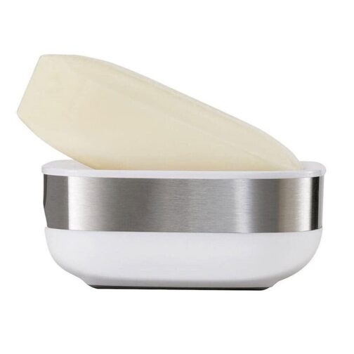 Joseph Slim Stainless-Steel Compact Soap Dish