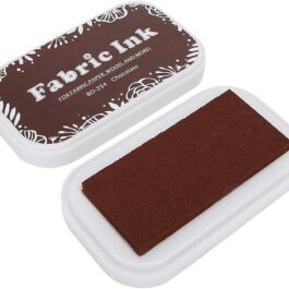 Fabric Ink Pad Large Brown for Rubber Stamps