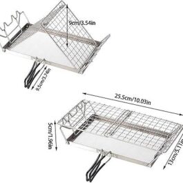 Portable Camping Toaster Stainless Steel