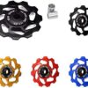 LPDD 11T for MTB Bicycle Rear Derailleur Jockey Wheel Ceramic Bearing Pulley (Color : Red) - Image 2
