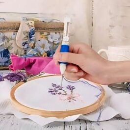 Punch Needle Kit with Needle Threader & Embroidery Pen