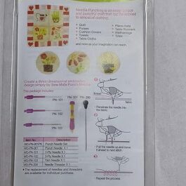 Punch Needle Kit with Needle Threader & Embroidery Pen