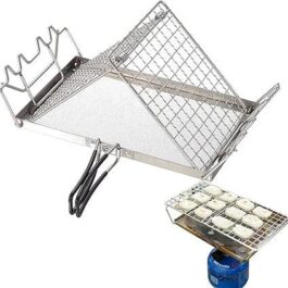 Portable Camping Toaster Stainless Steel