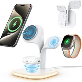 IFNOT Wireless Charging Station, 5 in 1 Fast Mag Safe Magnetic Charge