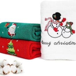 FreeCon Christmas Hand Towels 3 Pack