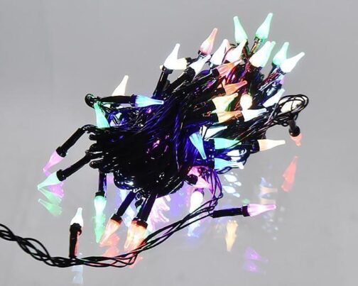 Plastic Mini Colorful Lights and Two Plug For Decoration 9M - Multi Color