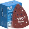 EffektWerk Delta Sandpaper (120 Pieces, 11 Holes)