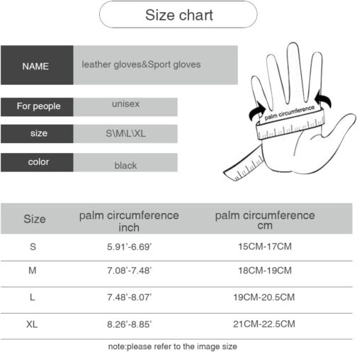 Touchscreen Handschuhe Herren Winter Lederhandschuhe - Image 2