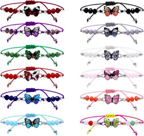 12 Pack Butterfly Bracelets - Image 6