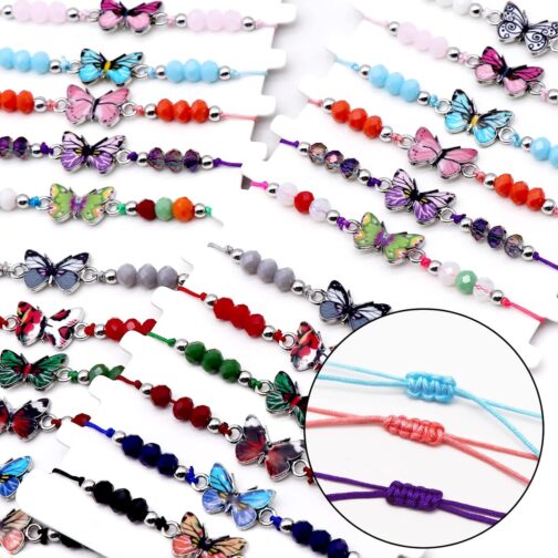 12 Pack Butterfly Bracelets - Image 5