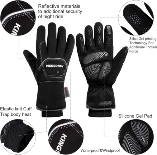 KINGSBOM -40℉ Waterproof & Windproof Thermal Gloves - Image 4