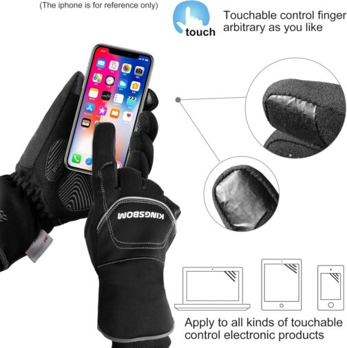 KINGSBOM -40℉ Waterproof & Windproof Thermal Gloves - Image 5