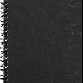 Clairefontaine 785321C Age Bag Collection Black Spiral Notebook – A5