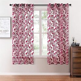 Top Finel Floral Sheer Curtains