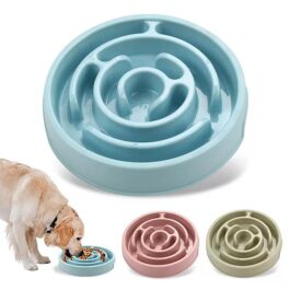 Non-Slip Slow Feeder Dog Bowl 2 pcs