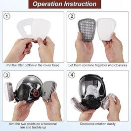 Active Carbon Gases Chemical Respirator