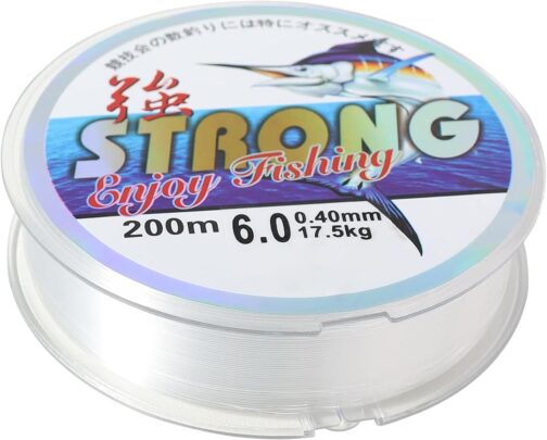 200M Clear Nylon Fishing Line  �� Durable 0.4mm Monofilament Wire for Fishing - Image 3