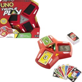 Mattel Games UNO – Triple card game for kids