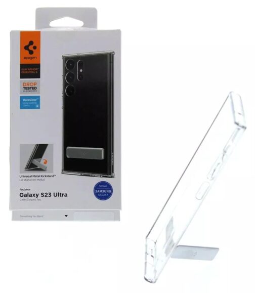 Spigen Slim Armor Essential S Case for Samsung Galaxy S23+ (Plus) - Clear - Image 2