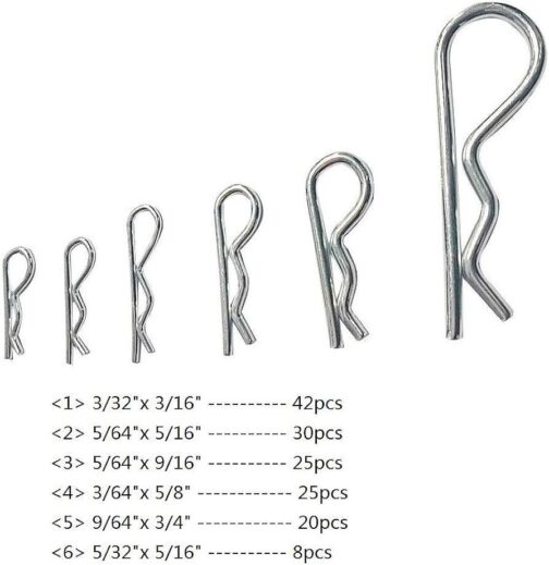 Brand: Dtacke   Hair pin kit for hair, resistant, zinc plated, assorted - Image 2