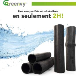 Greenvy   | Organic Bamboo Activated Carbon Vegetable Water Filter