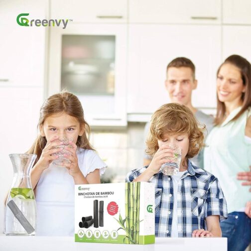 Greenvy   | Organic Bamboo Activated Carbon Vegetable Water Filter - Image 5