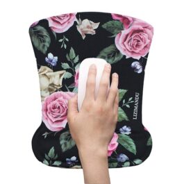 Cheliz Memory Foam Mouse Pad Mat with Wrist Rest