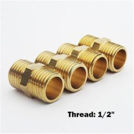 Copper Thread Pipe Joint Stainless Steel Tube Connectors Brass