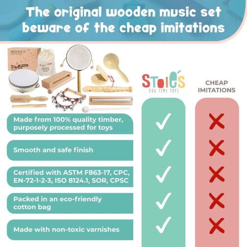 Stoie's International Wooden Music Set - Image 3