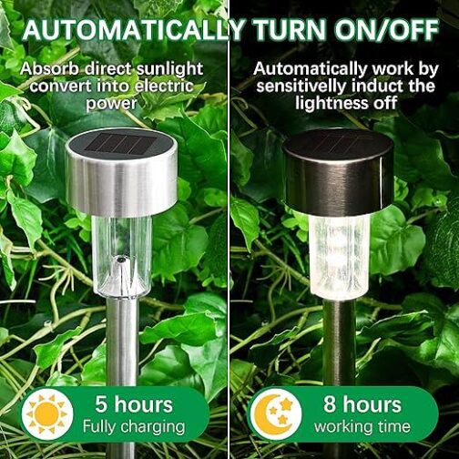 CLEVER GARDEN Outdoor Solar Lights - Image 4