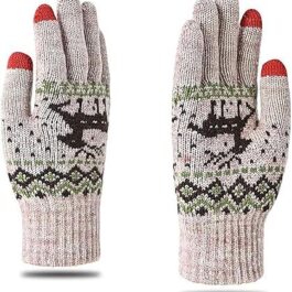 ZAKFY Glove, Winter Gloves Thick Warm Knitted Unisex