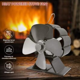 Heat Powered Stove Fan 5 Blades