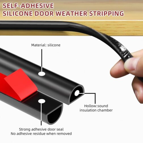 Door Seal Strip for Door Frame Window Insulation - Image 5