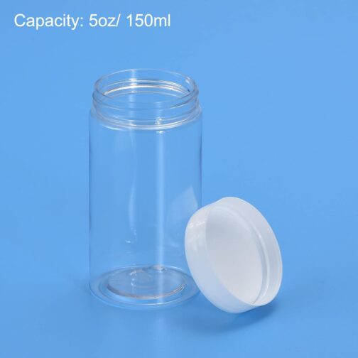 Round Plastic Jars - Image 2