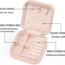 Mini Jewelry Travel Case,Small Jewelry Box,