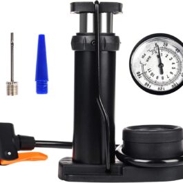 Bike Pump with Pressure Gauge