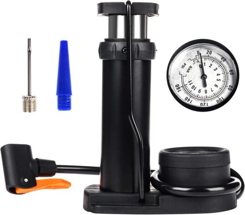 Bike Pump with Pressure Gauge