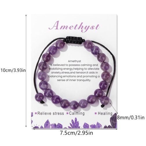 Amethyst Bracelet for Women - Image 3