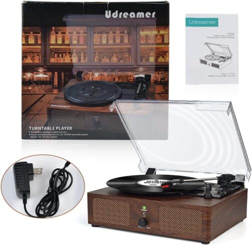 Vinyl Record Player Wireless Turntable - Image 3