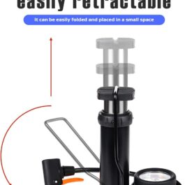 Bike Pump with Pressure Gauge