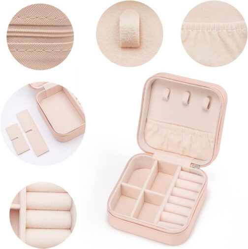 Mini Jewelry Travel Case,Small Jewelry Box, - Image 3