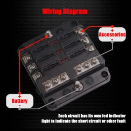 Ampper 6 Way Fuse Box