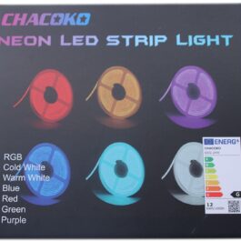 CHACOKO 5 m LED Strip Neon 600 LEDs