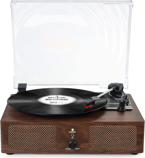 Vinyl Record Player Wireless Turntable - Image 5