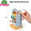 ICEKO Wooden Toy Coffee Maker - Image 4