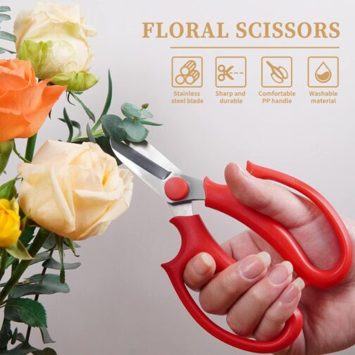 MANUFORE Flower Scissors Floral Shears - Image 4