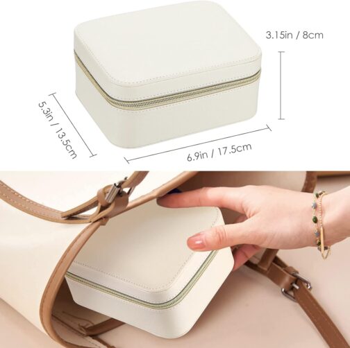 Portable 2-Layer Jewelry Box for Women - Image 5