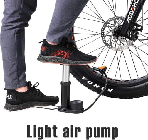 Bike Pump with Pressure Gauge - Image 5