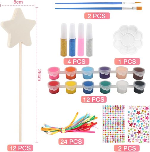Magic Wand Craft Set Magic Wands for Children, - Image 6
