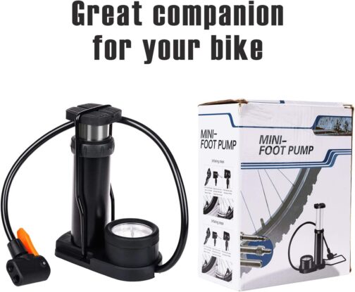 Bike Pump with Pressure Gauge - Image 3